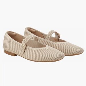 Vivaia Margot Square-Toe Mary Jane Flats | 38.5